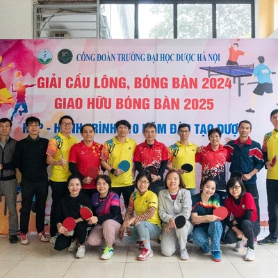 Giải Bóng bàn 2024 - “HUP – Hành trình 110 năm đào tạo Dược”
